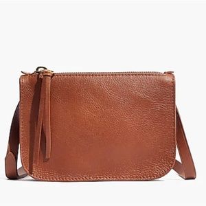 Madewell Simple Pouch Beltbag in English Saddle
